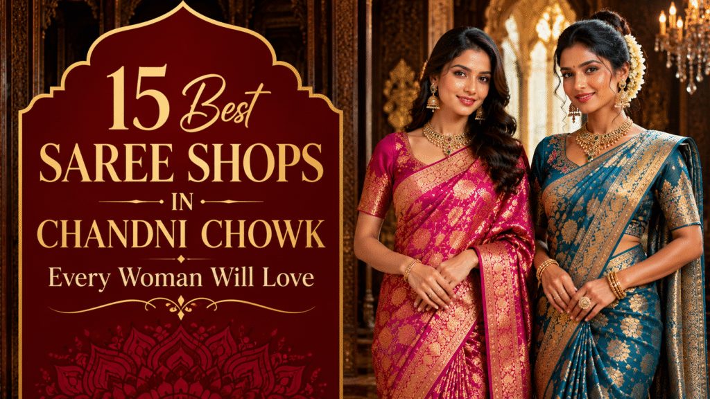 15 Best Saree Shops in Chandni Chowk Every Woman Will Love