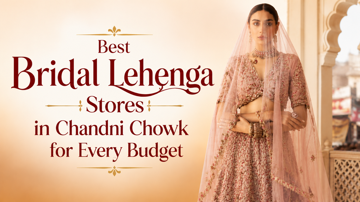 Best Bridal Lehenga Stores in Chandni Chowk for Every Budget