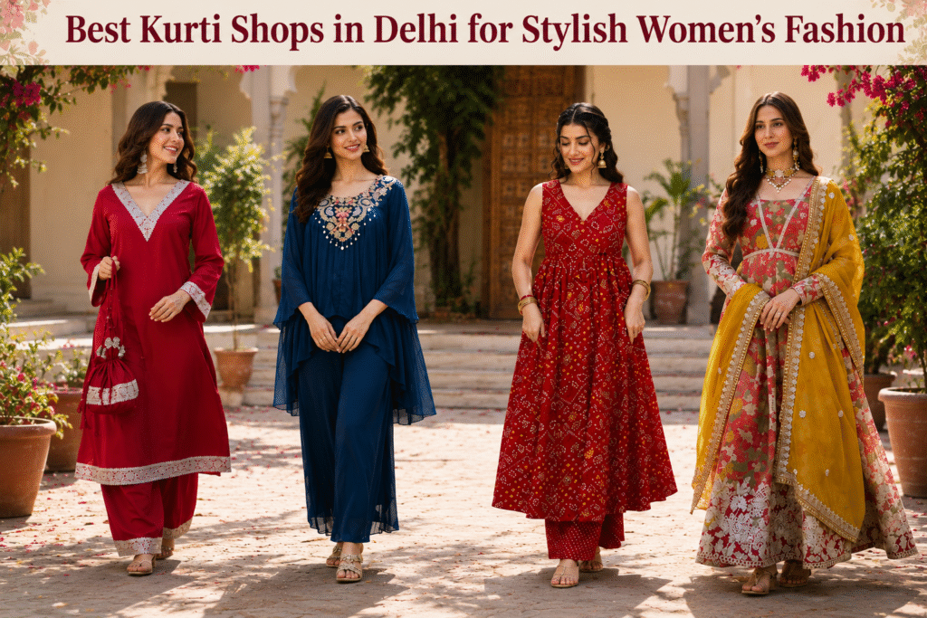 Best Kurti Shops in Delhi for Stylish Women’s Fashion