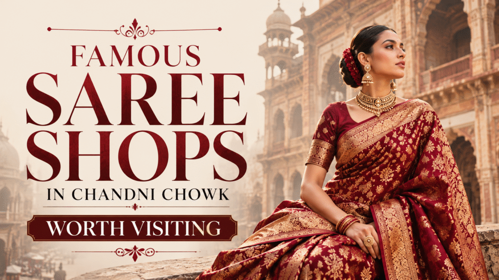Famous Saree Shops in Chandni Chowk Worth Visiting
