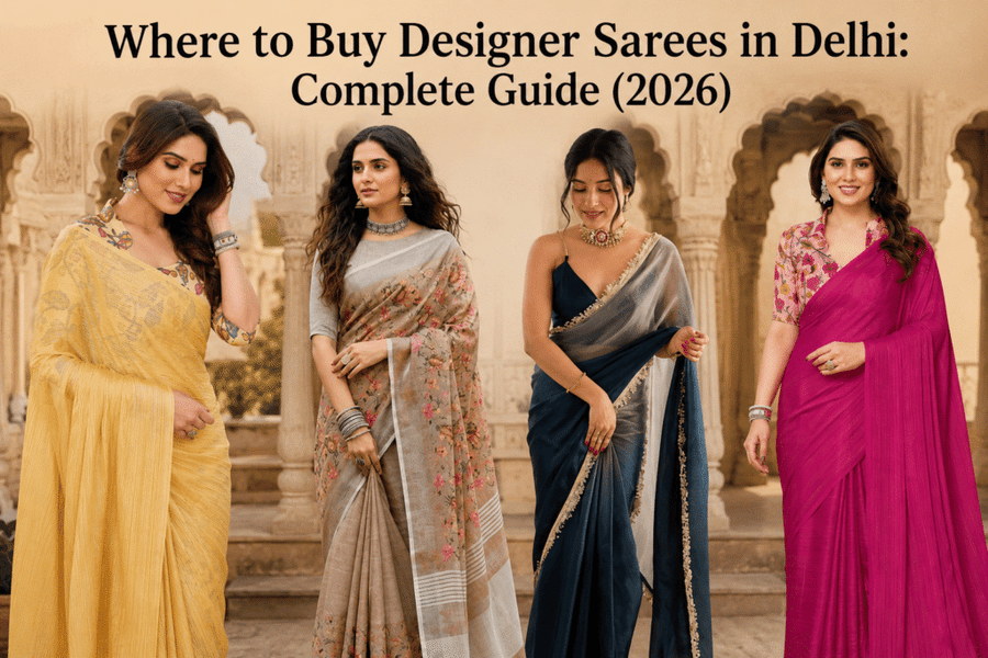 Where to Buy Designer Sarees in Delhi: Complete Guide (2026)
